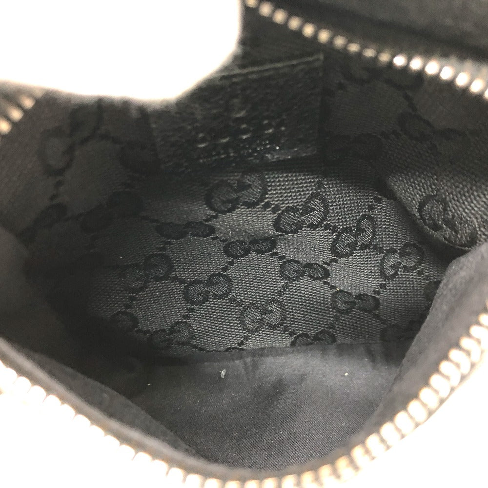 GUCCI 28566 GG Body Bag, Belt Bag, Waist Bag, GG Canvas/Leather, Men's, Black