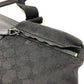 GUCCI 28566 GG Body Bag, Belt Bag, Waist Bag, GG Canvas/Leather, Men's, Black