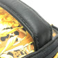 VERSACE Leopard Print Mini Bag, Makeup Pouch, Nylon/Leather, Women's, Yellow