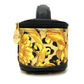 VERSACE Leopard Print Mini Bag, Makeup Pouch, Nylon/Leather, Women's, Yellow