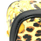 VERSACE Leopard Print Mini Bag, Makeup Pouch, Nylon/Leather, Women's, Yellow