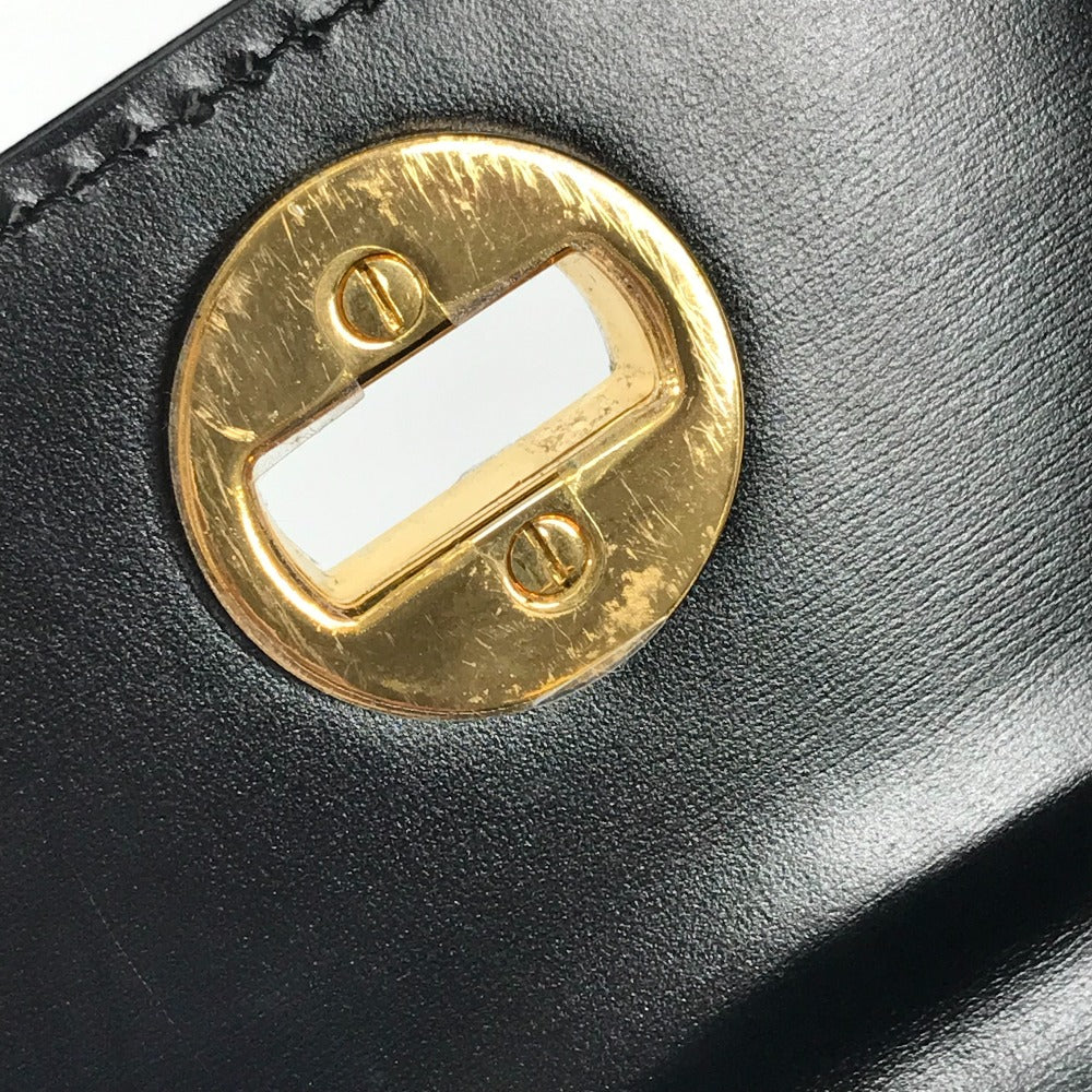 BVLGARI ロゴ 2WAY 2WAYバッグ カバン バッグ ショルダーバッグ ハンドバック ハンドバッグ レザー レディース ブラック