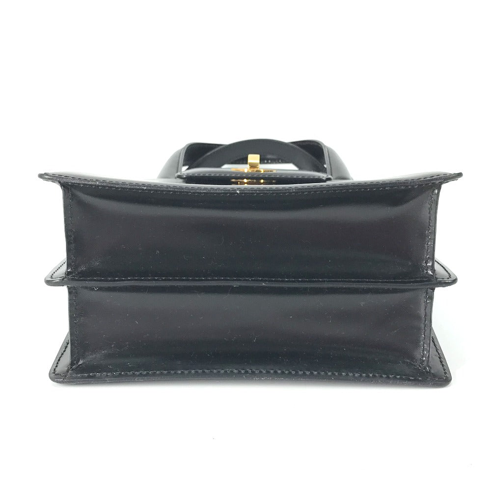 BVLGARI ロゴ 2WAY 2WAYバッグ カバン バッグ ショルダーバッグ ハンドバック ハンドバッグ レザー レディース ブラック