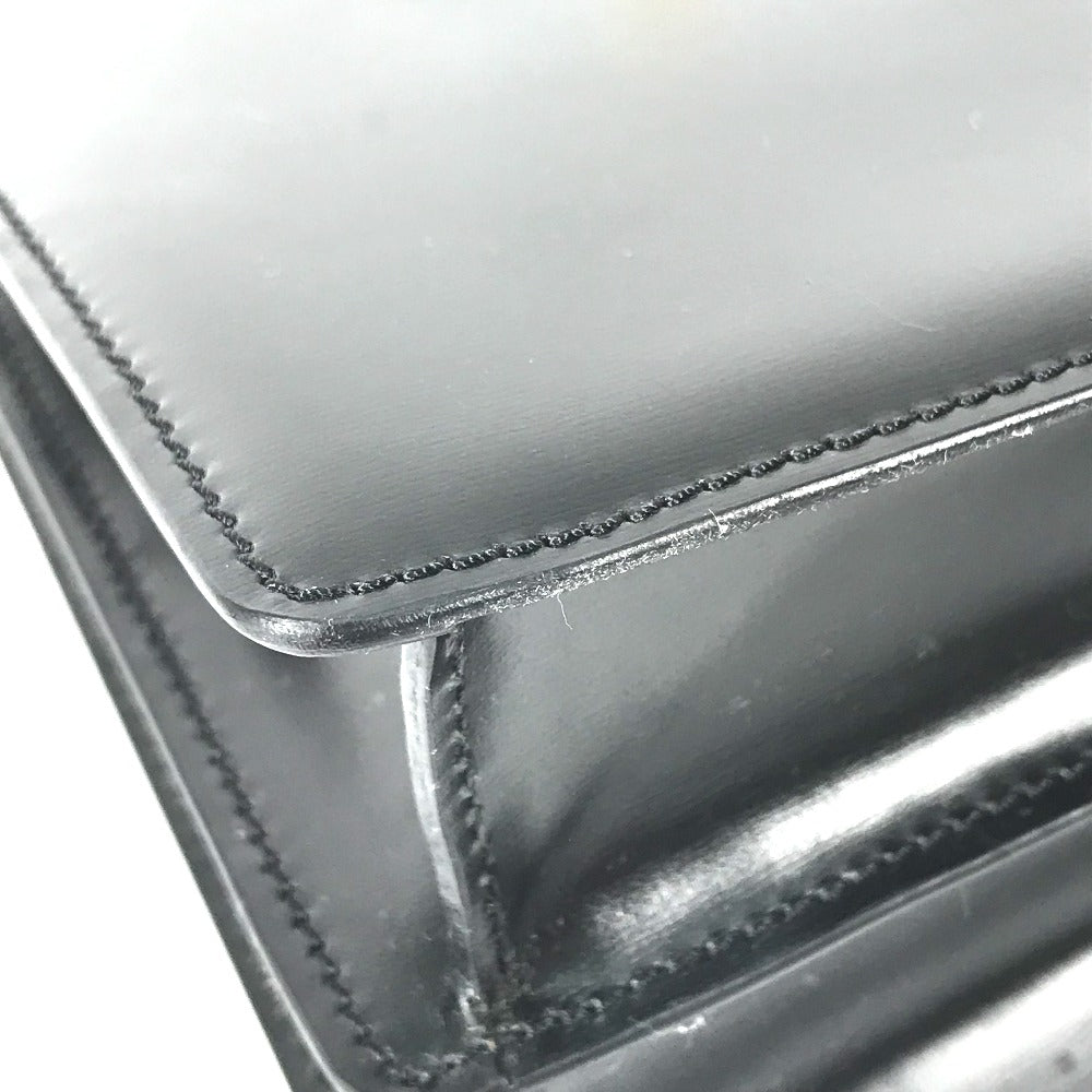BVLGARI ロゴ 2WAY 2WAYバッグ カバン バッグ ショルダーバッグ ハンドバック ハンドバッグ レザー レディース ブラック