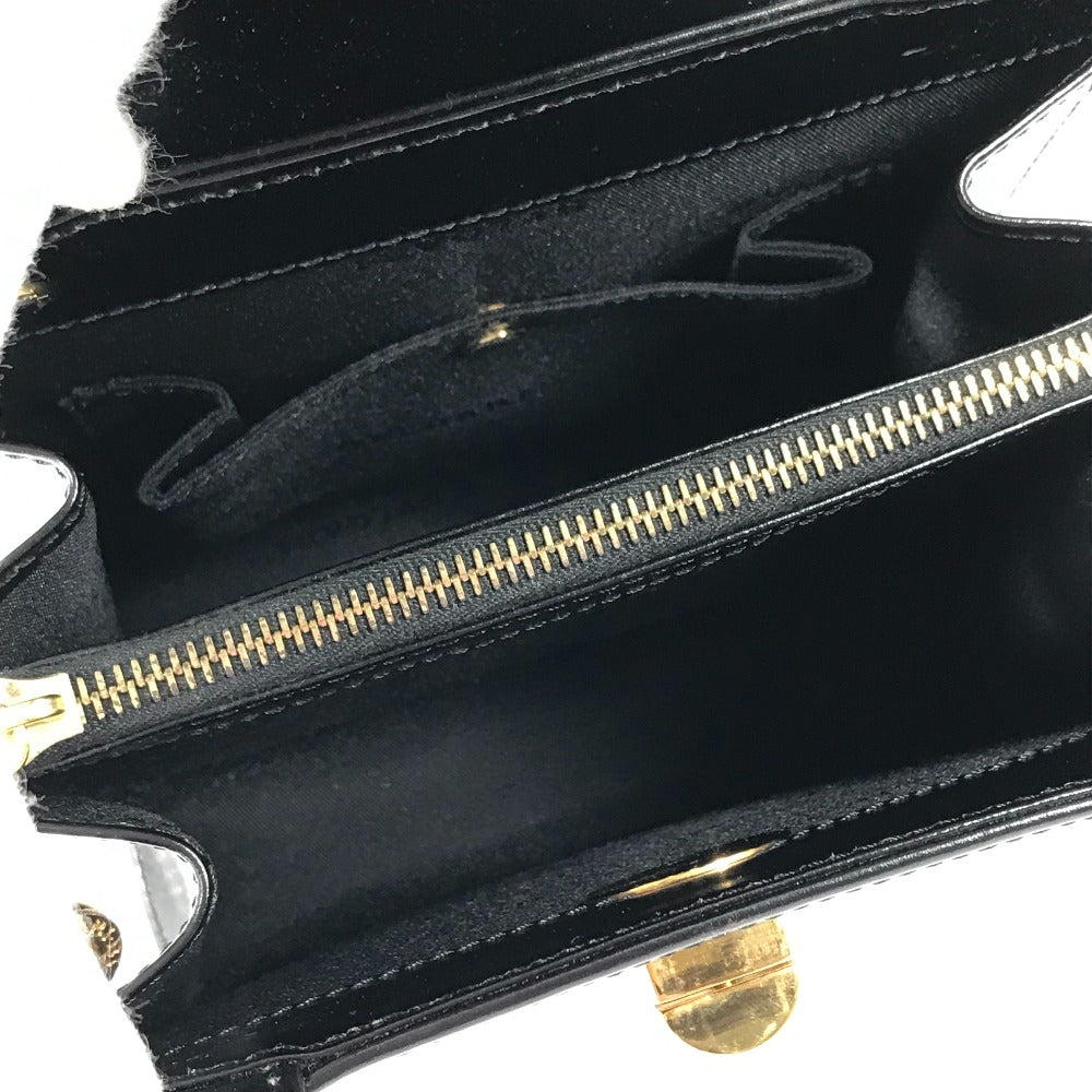 BVLGARI ロゴ 2WAY 2WAYバッグ カバン バッグ ショルダーバッグ ハンドバック ハンドバッグ レザー レディース ブラック