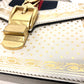 GUCCI 470270 Sylvie 2-Way Bag, Handbag/Shoulder Bag, Leather, Women's, White