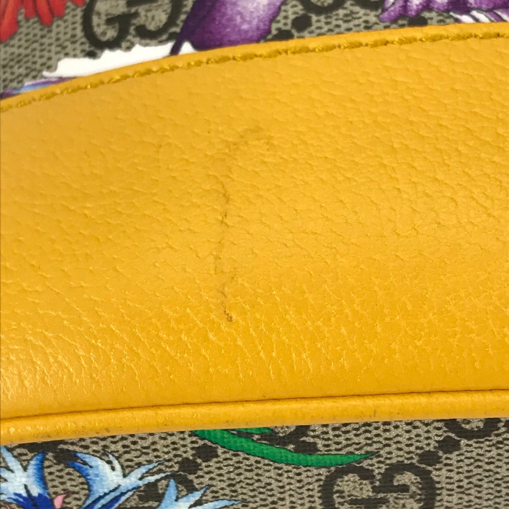 GUCCI 550621 GG フローラ フラワー スモール バケット 2WAY ショルダーバッグ 斜め掛け ばけつ ハンドバッグ GGスプリームキャンバス レディース ベージュ