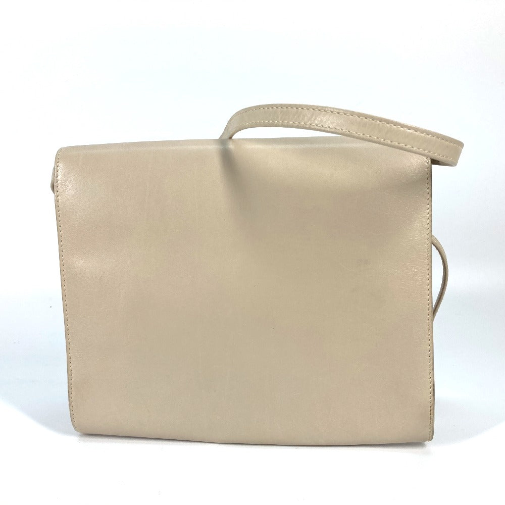 CELINE ポシェット カバン 斜め掛け トリオンフ ヴィンテージ 2WAY クラッチバッグ ショルダーバッグ レザー レディース ベージュ