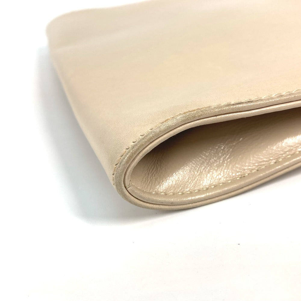 CELINE ポシェット カバン 斜め掛け トリオンフ ヴィンテージ 2WAY クラッチバッグ ショルダーバッグ レザー レディース ベージュ