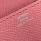 HERMES Levain Quatre Wallet, Coin Purse, Epsom Leather, Women's, Rose Confetti, Pink