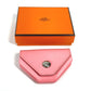 HERMES Levain Quatre Wallet, Coin Purse, Epsom Leather, Women's, Rose Confetti, Pink