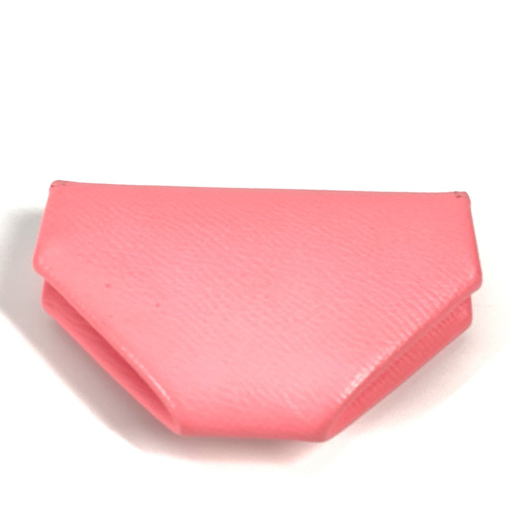 HERMES Levain Quatre Wallet, Coin Purse, Epsom Leather, Women's, Rose Confetti, Pink