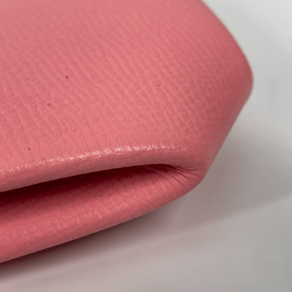HERMES Levain Quatre Wallet, Coin Purse, Epsom Leather, Women's, Rose Confetti, Pink