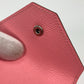 HERMES Levain Quatre Wallet, Coin Purse, Epsom Leather, Women's, Rose Confetti, Pink