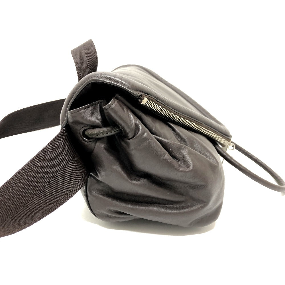 BOTTEGA VENETA カバン ピーク　 ベルトバッグ ボディバッグ レザー メンズ ブラウン