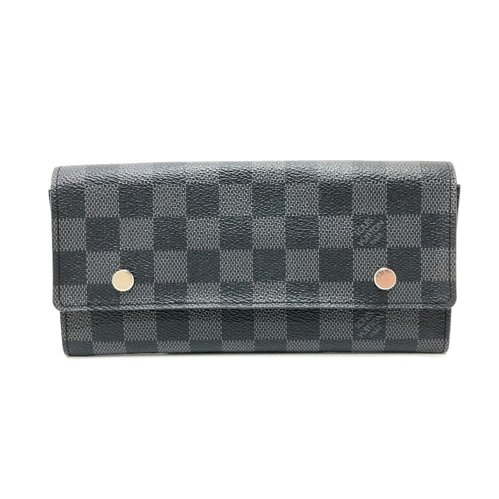 LOUIS VUITTON N63084 ダミエグラフィット ポルトフォイユ・ロン・モデュラブル ウォレット 長財布 ダミエグラフィットキャンバス メンズ ブラック