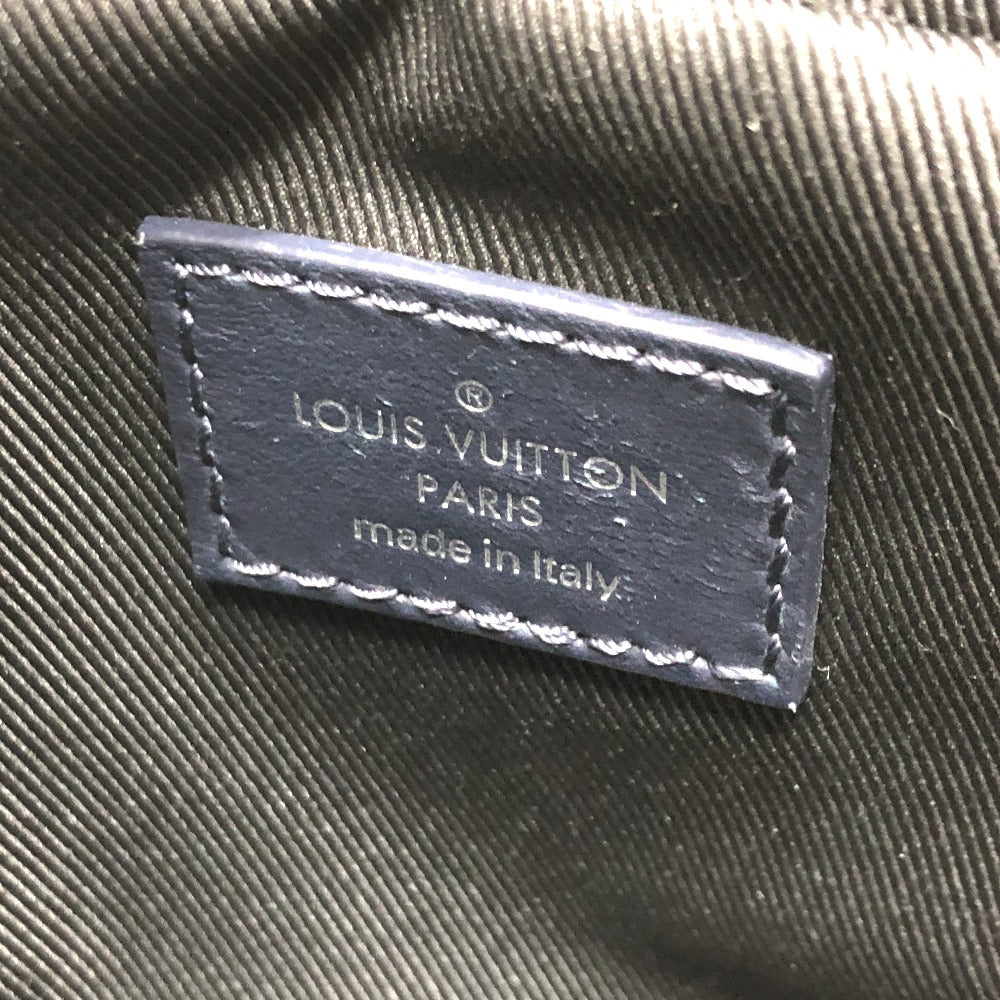 LOUIS VUITTON M57281 モノグラムタペストリー バムバック ワンショルダーバッグ ボディバッグ キャンバス メンズ ネイビー