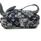 LOUIS VUITTON M57281 モノグラムタペストリー バムバック ワンショルダーバッグ ボディバッグ キャンバス メンズ ネイビー