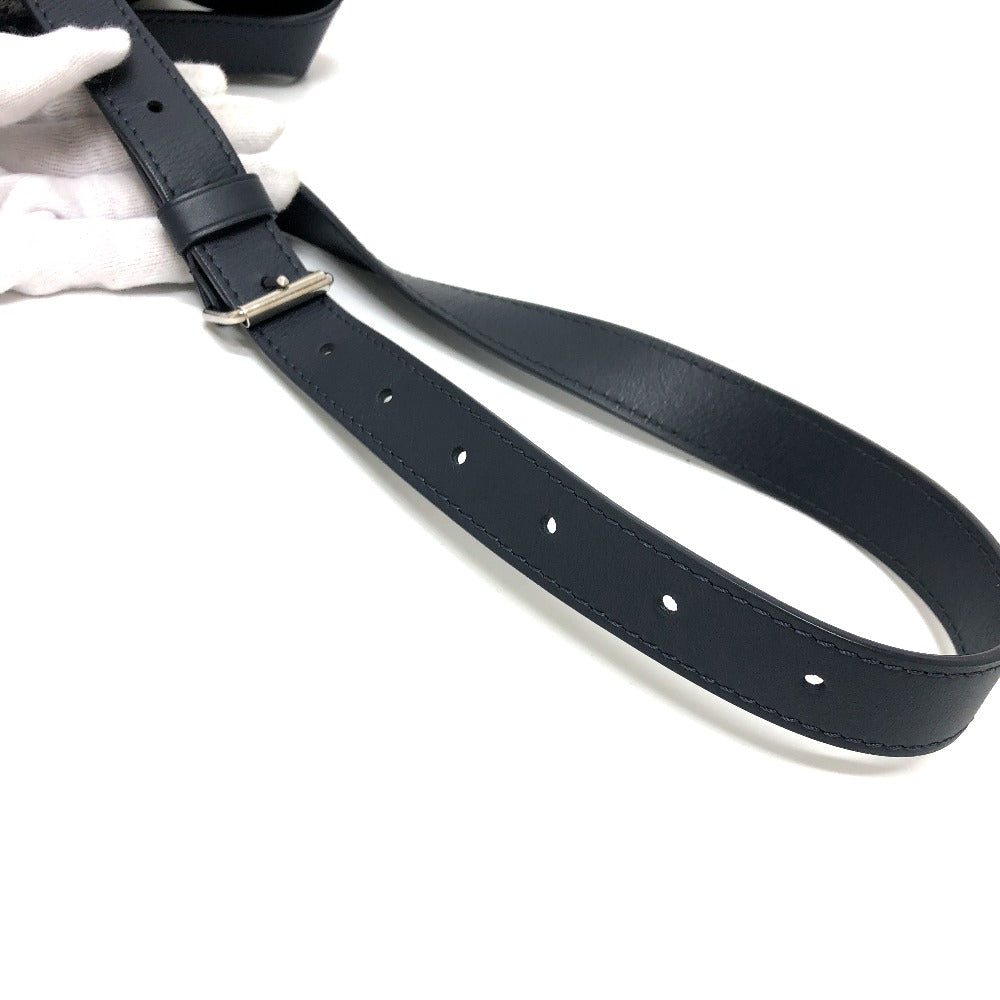 LOUIS VUITTON M57281 モノグラムタペストリー バムバック ワンショルダーバッグ ボディバッグ キャンバス メンズ ネイビー