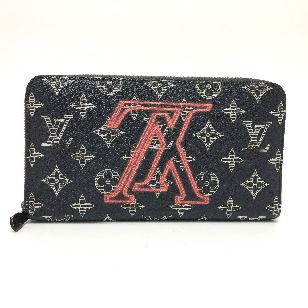 LOUIS VUITTON M62931 モノグラム アップサイドダウン インク ジッピーオーガナイザー トラベルケース 長財布 モノグラムキャンバス メンズ ネイビー