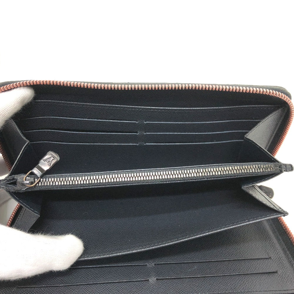 LOUIS VUITTON M62931 モノグラム アップサイドダウン インク ジッピーオーガナイザー トラベルケース 長財布 モノグラムキャンバス メンズ ネイビー
