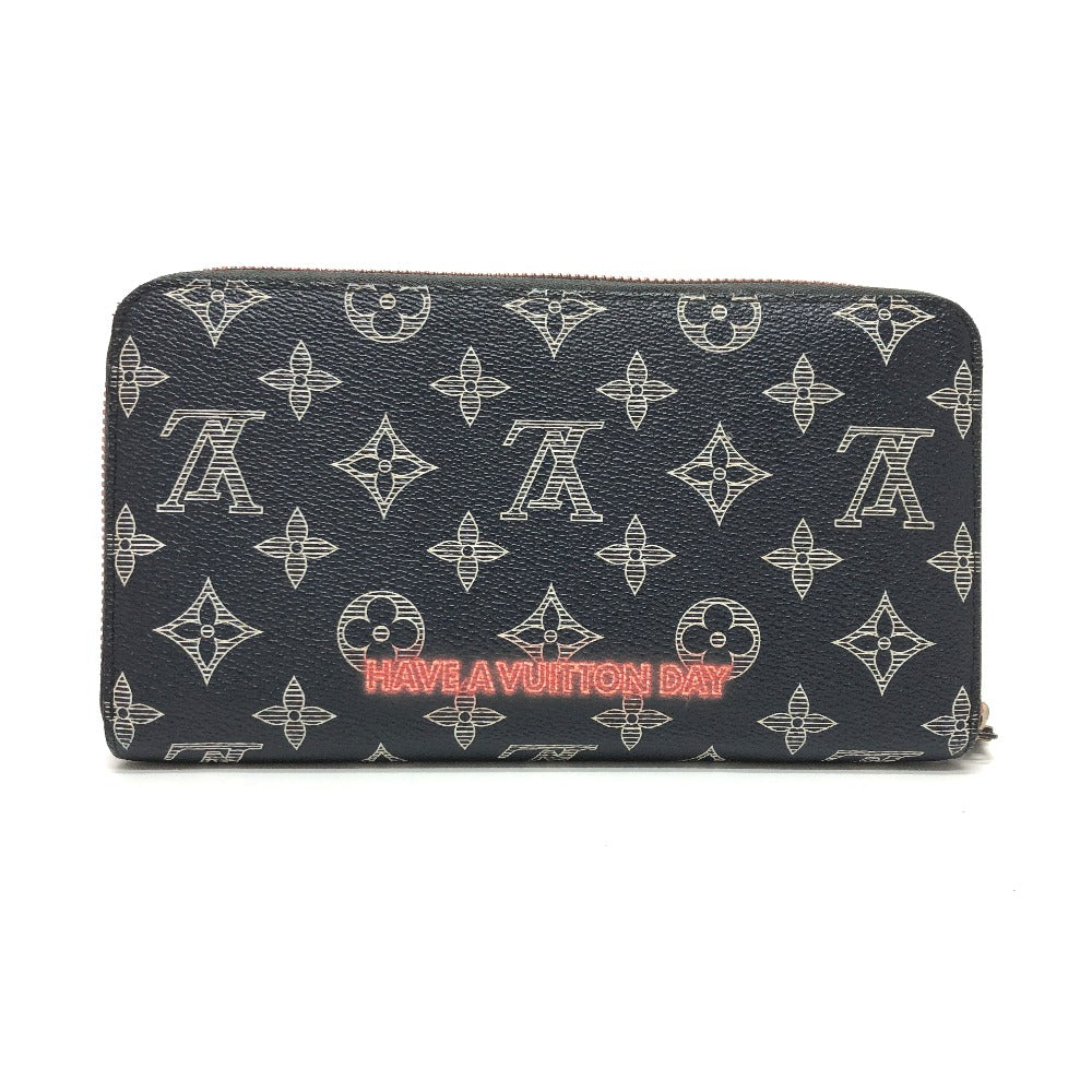LOUIS VUITTON M62931 モノグラム アップサイドダウン インク ジッピーオーガナイザー トラベルケース 長財布 モノグラムキャンバス メンズ ネイビー