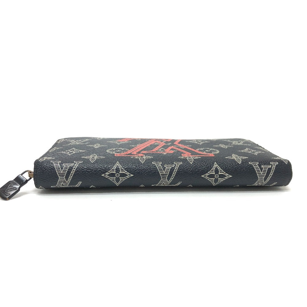 LOUIS VUITTON M62931 モノグラム アップサイドダウン インク ジッピーオーガナイザー トラベルケース 長財布 モノグラムキャンバス メンズ ネイビー