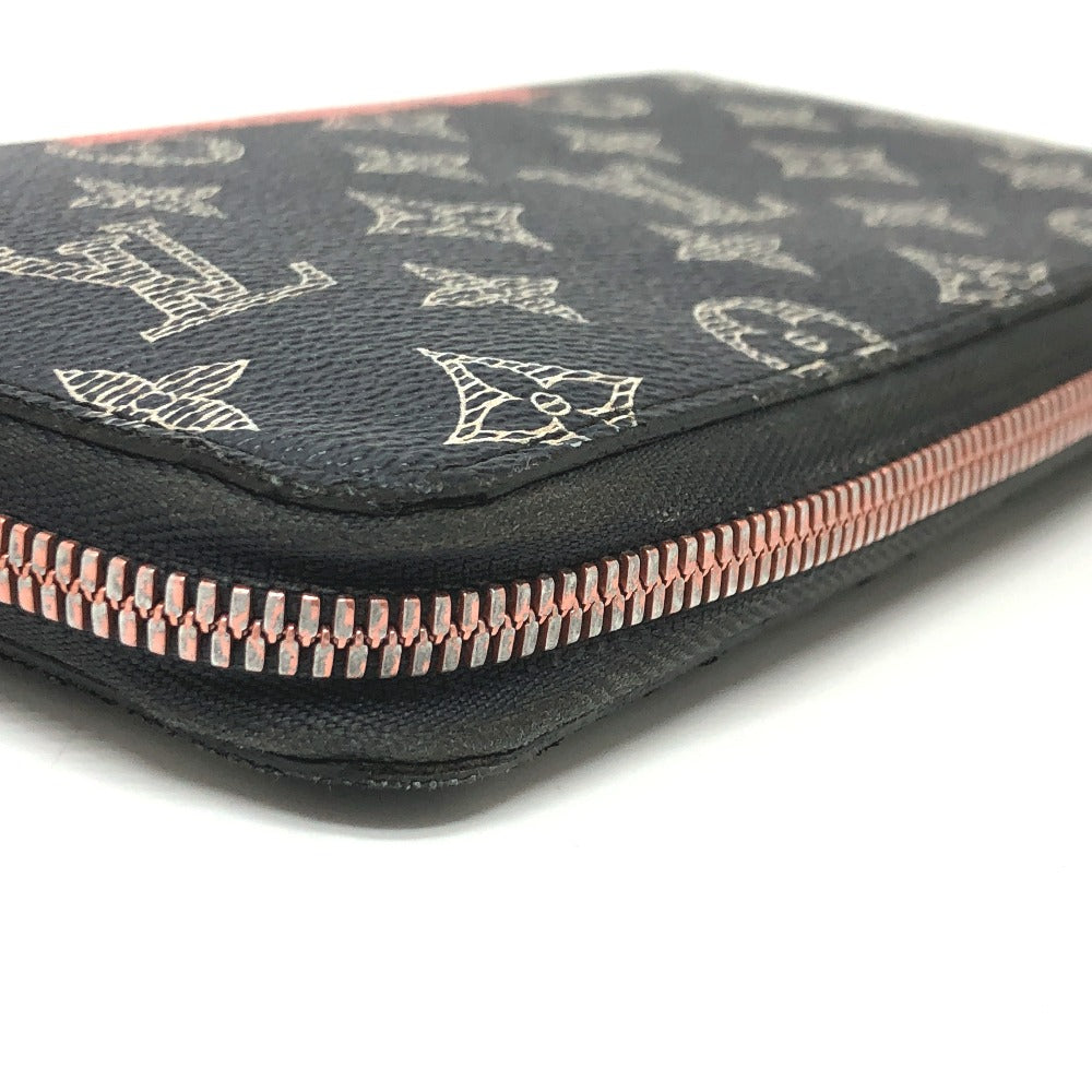 LOUIS VUITTON M62931 モノグラム アップサイドダウン インク ジッピーオーガナイザー トラベルケース 長財布 モノグラムキャンバス メンズ ネイビー