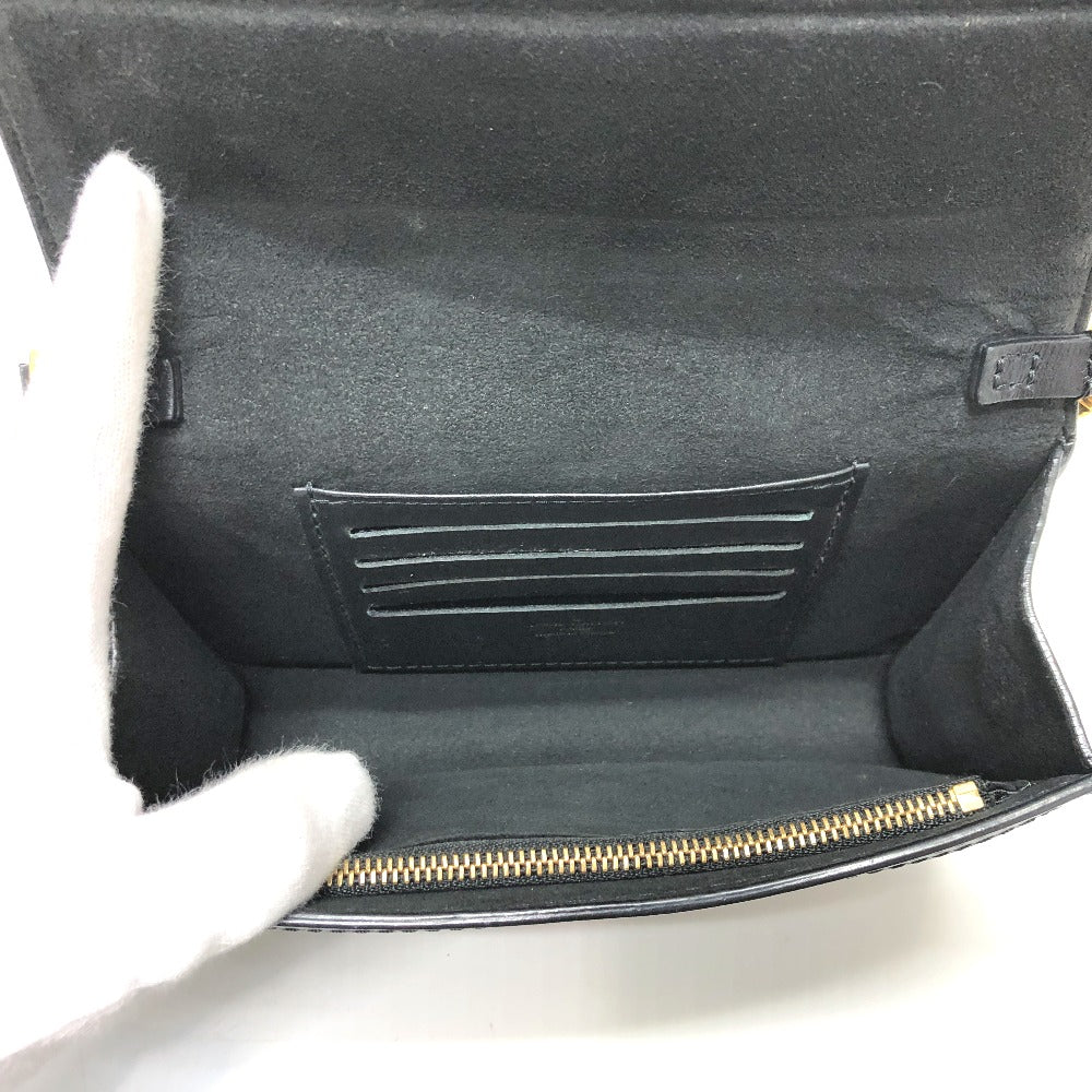 LOUIS VUITTON M69992 モノグラムジャガード ポルトフォイユ ドーフィーヌ チェーン Since 1854 ショルダーバッグ キャンバス レディース ネイビー