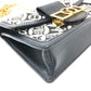 LOUIS VUITTON M69992 モノグラムジャガード ポルトフォイユ ドーフィーヌ チェーン Since 1854 ショルダーバッグ キャンバス レディース ネイビー