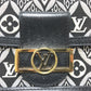 LOUIS VUITTON M69992 モノグラムジャガード ポルトフォイユ ドーフィーヌ チェーン Since 1854 ショルダーバッグ キャンバス レディース ネイビー