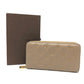 LOUIS VUITTON M81511 モノグラムエンボス ジッピーウォレット ろんぐろんぐラウンドファスナー 長財布 レザー レディース ベージュ系