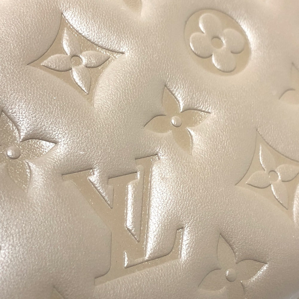 LOUIS VUITTON M81511 モノグラムエンボス ジッピーウォレット ろんぐろんぐラウンドファスナー 長財布 レザー レディース ベージュ系