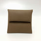 HERMES Bastia Coin Purse Wallet Coin Case Epsom Leather Women's Etoupe Brown