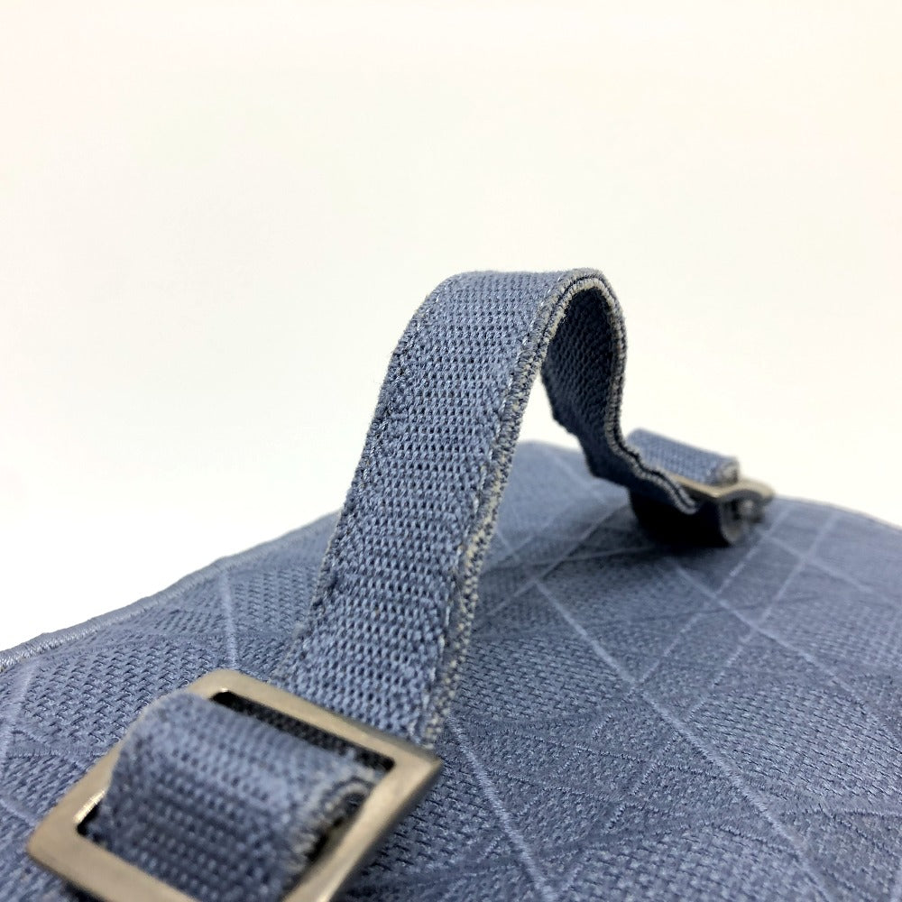 Dior カナージュ エンブロイダリー バニティバッグ キャンバス レディース ブルー
