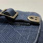 Dior カナージュ エンブロイダリー バニティバッグ キャンバス レディース ブルー