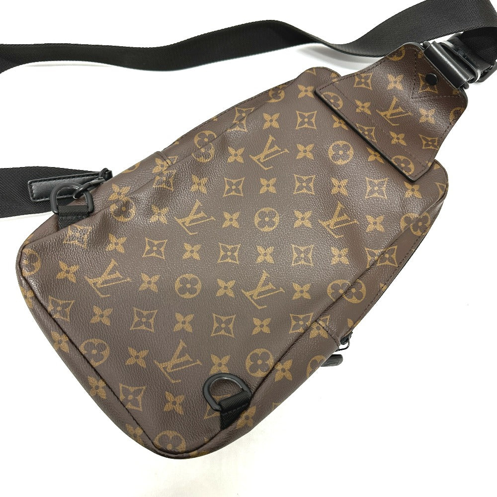 LOUIS VUITTON M45897 モノグラムマカサー アヴェニュー スリングバッグ クロスボディ カバン ボディバッグ モノグラムマカサーキャンバス メンズ ブラウン