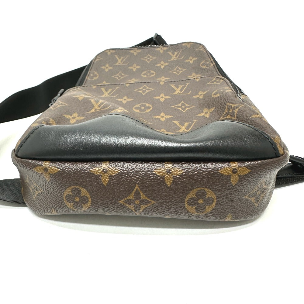 LOUIS VUITTON M45897 モノグラムマカサー アヴェニュー スリングバッグ クロスボディ カバン ボディバッグ モノグラムマカサーキャンバス メンズ ブラウン