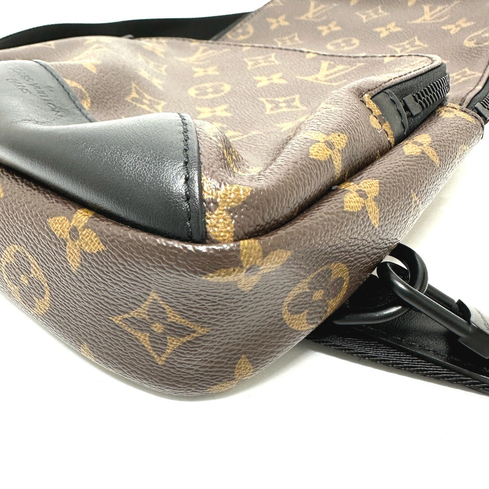 LOUIS VUITTON M45897 モノグラムマカサー アヴェニュー スリングバッグ クロスボディ カバン ボディバッグ モノグラムマカサーキャンバス メンズ ブラウン