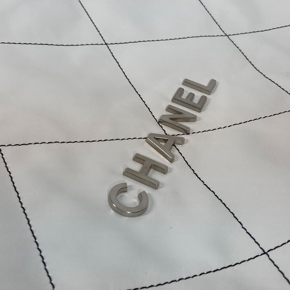 CHANEL AS3313 ハンドバッグ 2WAYバッグ CHANEL22 スモール チェーン リュックサック リュックサック ラムスキン レディース ホワイト
