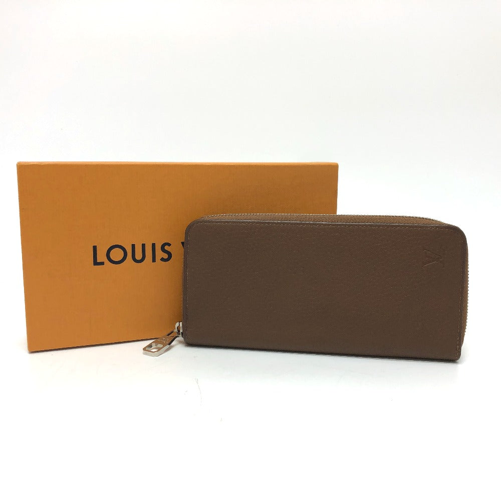 LOUIS VUITTON M58864 ジッピーウォレット ヴェルティカル 長財布 トリヨンレザー メンズ ブラウン