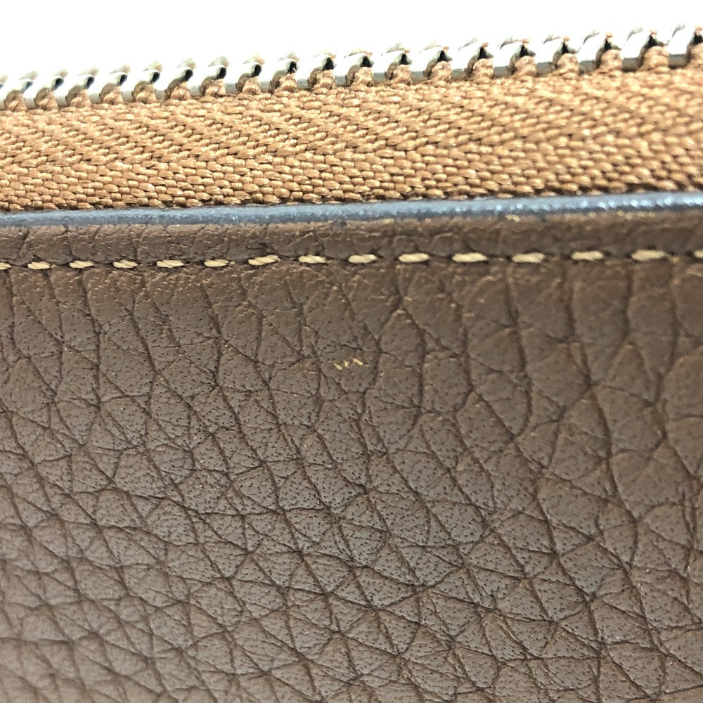 LOUIS VUITTON M58864 ジッピーウォレット ヴェルティカル 長財布 トリヨンレザー メンズ ブラウン