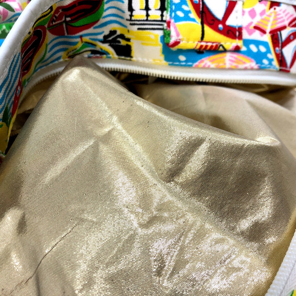 DOLCE&GABBANA ドルガバ カバン トートバッグ キャンバス/レザー メンズ マルチカラー