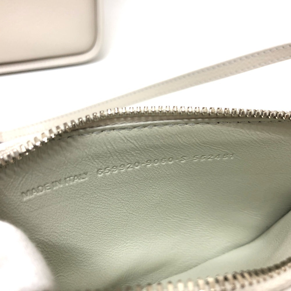 BALENCIAGA 659920 ノースサウス 2WAYバッグ ショルダーバッグ レザー レディース ホワイト