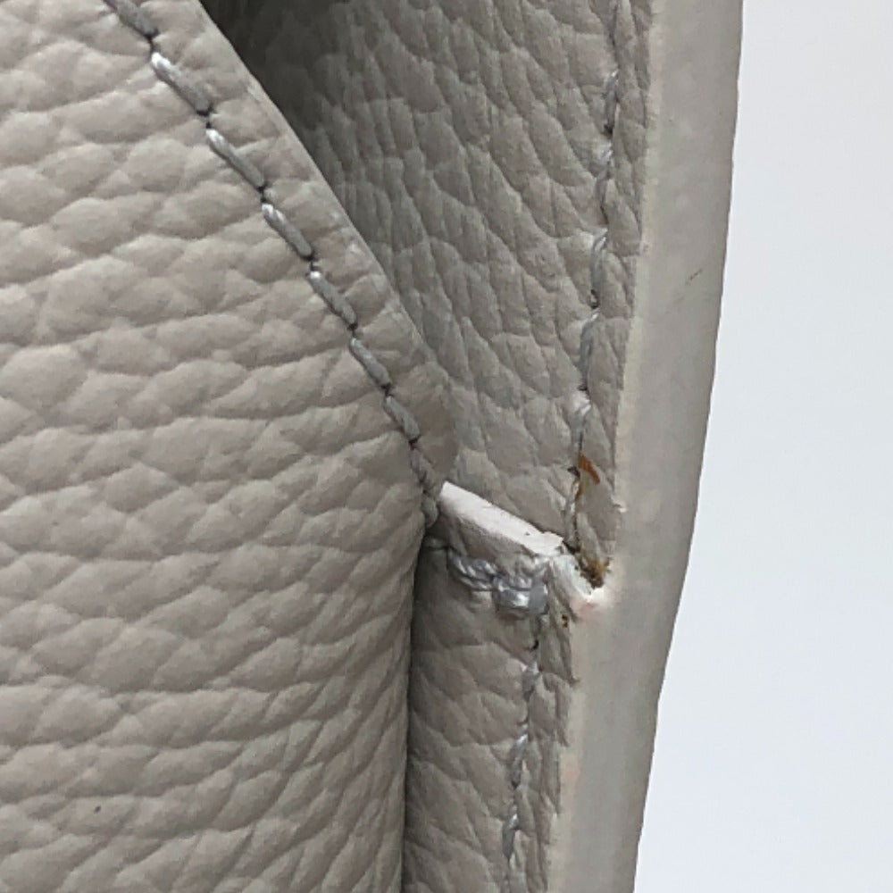 BALENCIAGA 659920 ノースサウス 2WAYバッグ ショルダーバッグ レザー レディース ホワイト