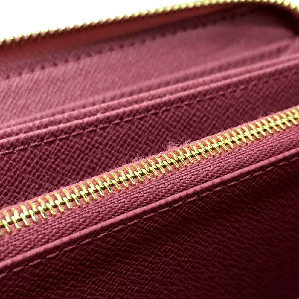 LOUIS VUITTON M81182 モノグラムデニム ジッピーウォレット ラウンドファスナー 長財布 モノグラムデニム レディース ピンク