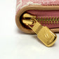 LOUIS VUITTON M81182 モノグラムデニム ジッピーウォレット ラウンドファスナー 長財布 モノグラムデニム レディース ピンク