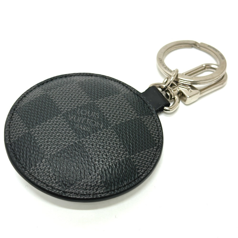 LOUIS VUITTON M68667 ダミエグラフィット ポルトクレ パディット ウインドウローズ キーリング キーホルダー ダミエグラフィットキャンバス メンズ ホワイト/ブラック