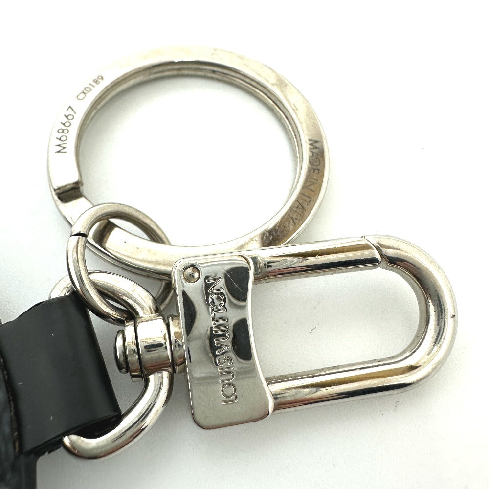 LOUIS VUITTON M68667 ダミエグラフィット ポルトクレ パディット ウインドウローズ キーリング キーホルダー ダミエグラフィットキャンバス メンズ ホワイト/ブラック