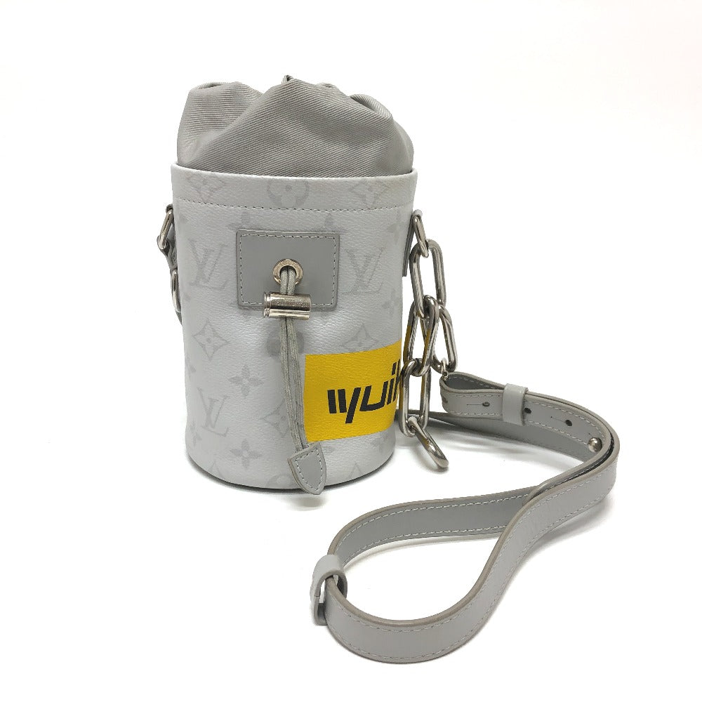 LOUIS VUITTON M44631 ホワイトモノグラム チョークナノ カバン 斜め掛け 巾着 バケツ ばけつ ショルダーバッグ モノグラムキャンバス メンズ ホワイト
